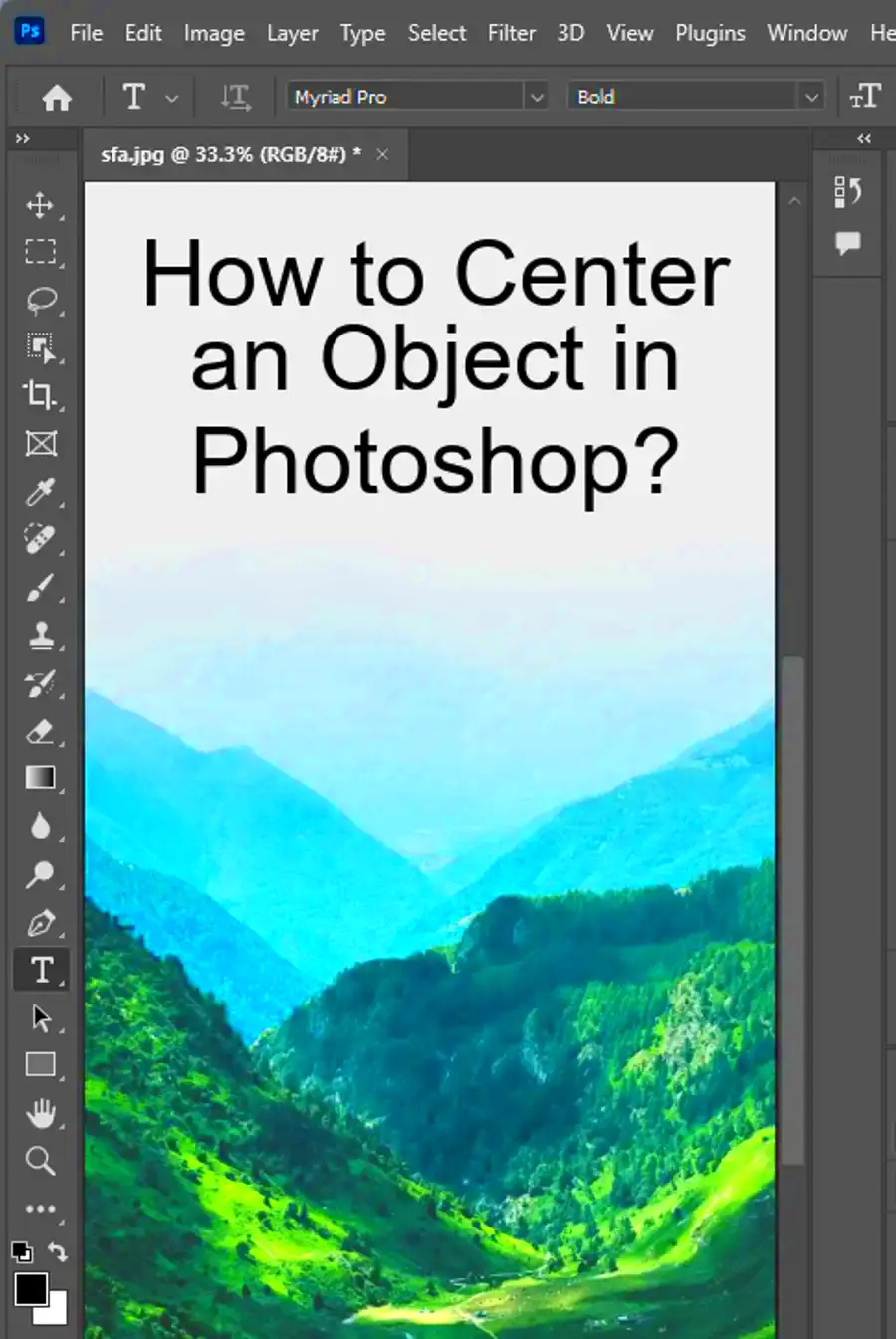 How to Center an Object in Photoshop  2 Methods