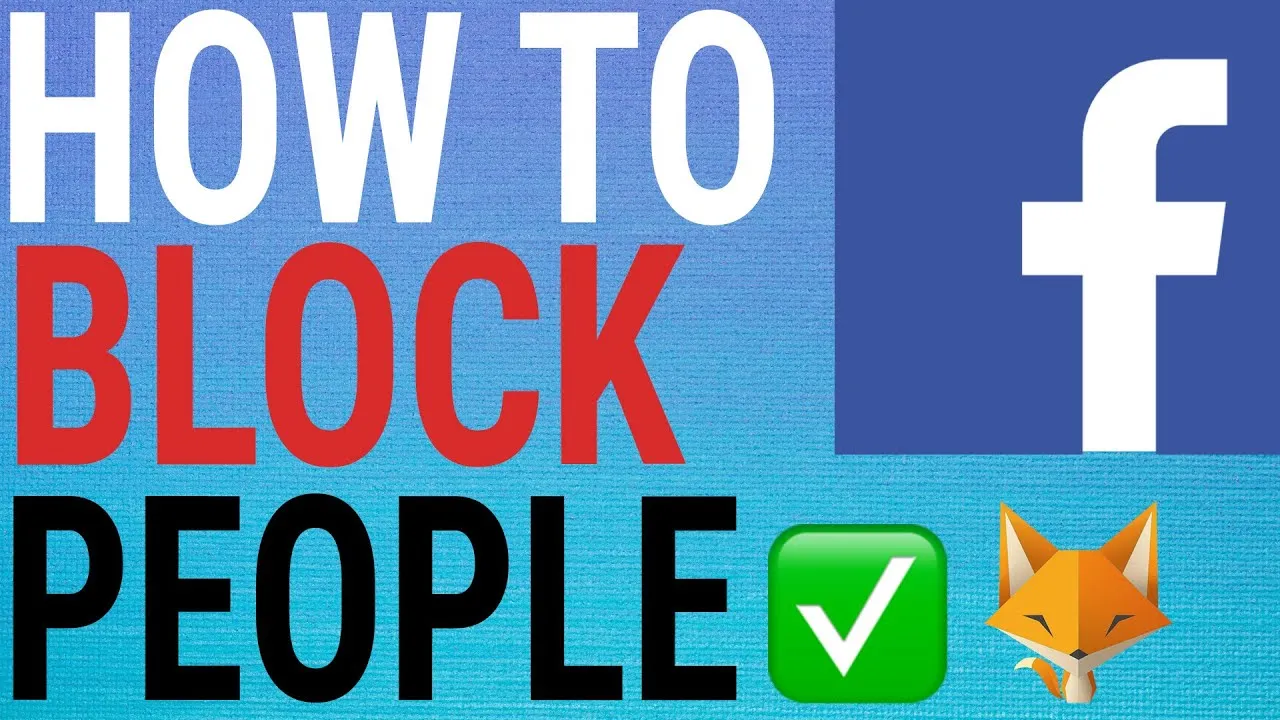 How To Block People On Facebook  YouTube