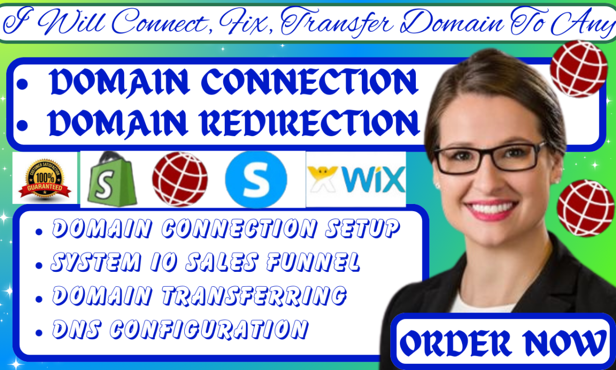 I Will Connect, Fix, or Redirect Your Domain to Shopify, GoDaddy, or Systeme.io