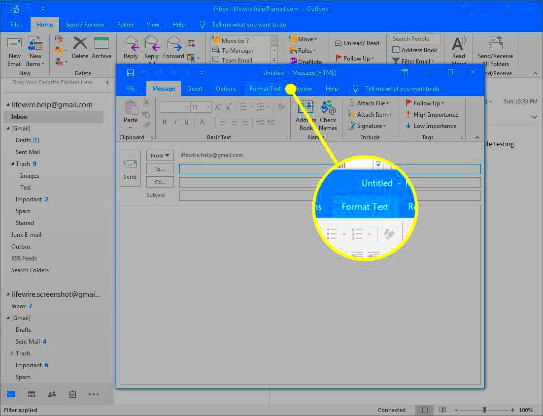 How to Insert an Inline Image in an Outlook Message