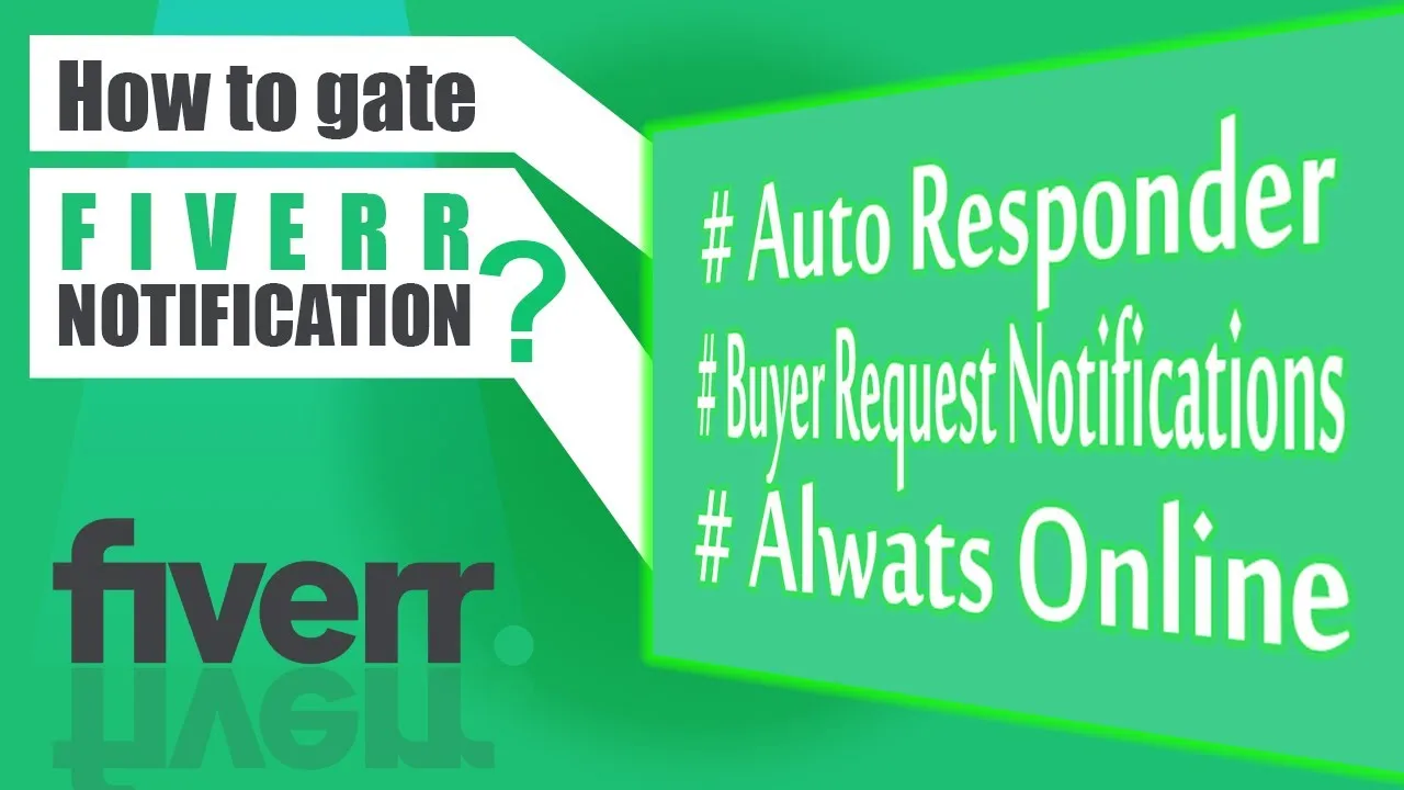 Fiverr Notifications on Get Fiverr Notification Fiverr Freelancing 