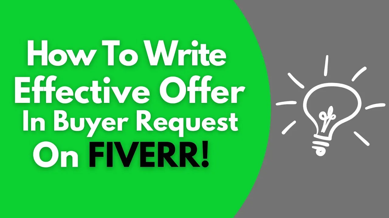 How to Write an Irresistible Offer on Fiverr