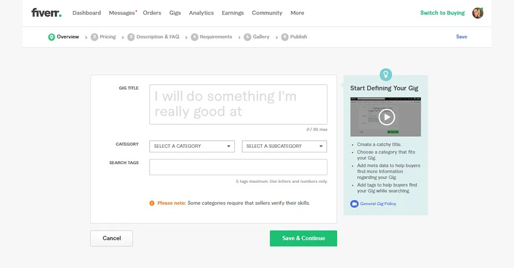 How to make the perfect Fiverr account  StepByStep Guide  Extreme 