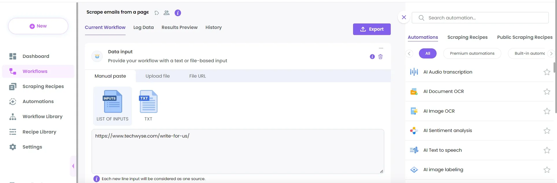 How to Scrape Emails from any website  Hexomatic