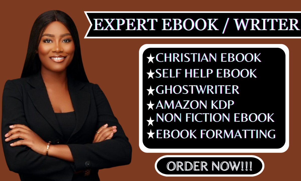 I Will Write and Edit Your Christian Self-Help eBook – Professional Ghostwriting Services