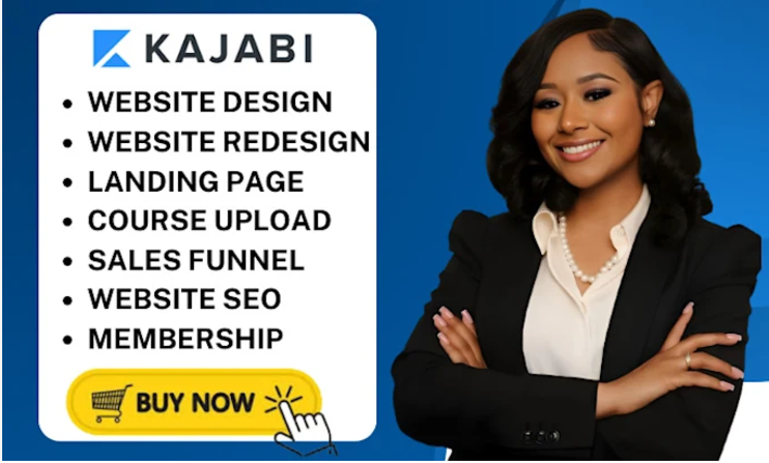 I Will Design a Kajabi Website, Kajabi Sales Funnel, Kajabi Landing Page, Podia, and Thinkific!