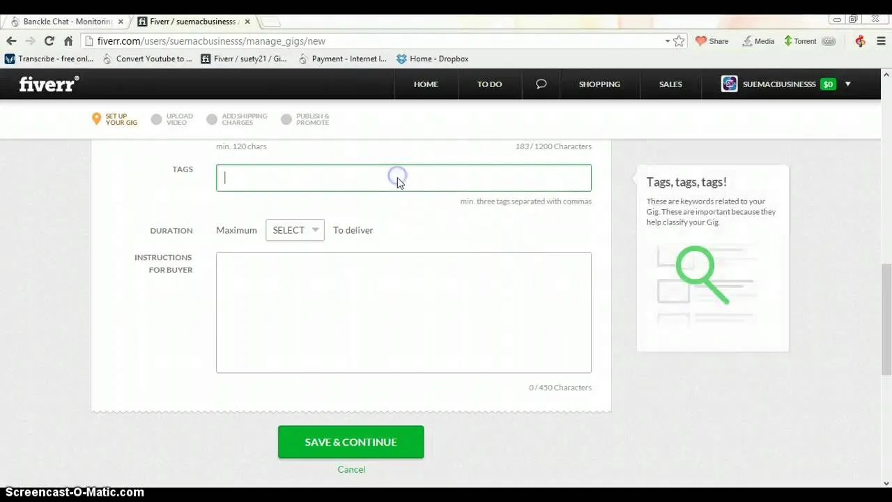 How to Add Pictures to a Fiverr Gig