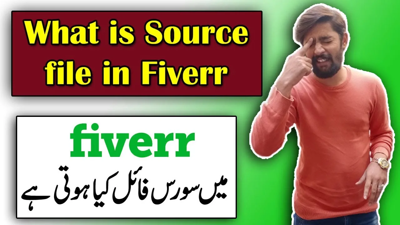 What is Source file in Fiverr  fiverr source file  YouTube