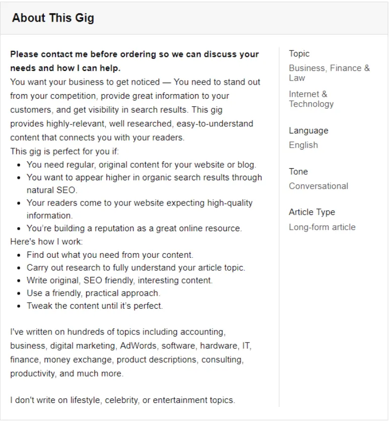 How to Effectively Promote Your Fiverr Gigs