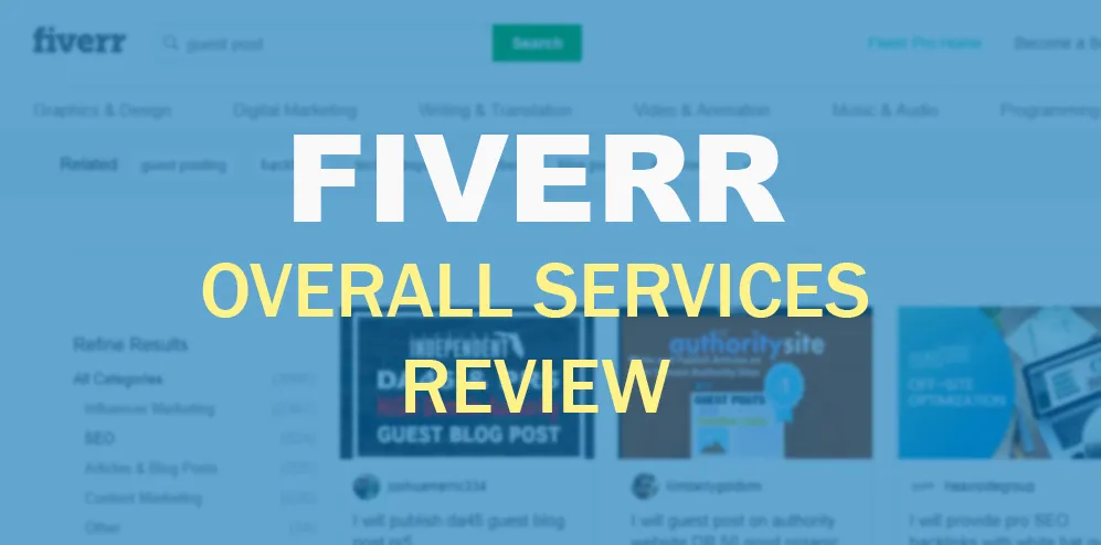 What Services Does Fiverr Offer?