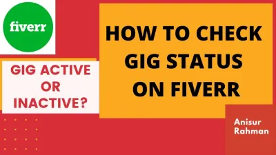 How to Check Fiverr Gig Status