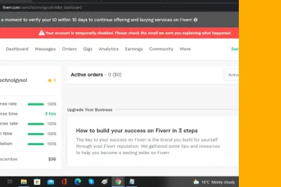 How to Put a Fiverr Service on Hold