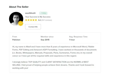 How Long Can a Fiverr Profile Description Be?