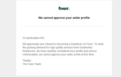 Why Is Fiverr Not Approving My Seller Profile?