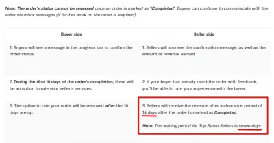 What is Pending Clearance Earnings on Fiverr?