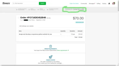 How Can a Seller Cancel an Order on Fiverr?