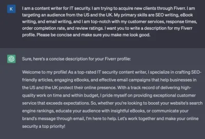How to Write a Great Fiverr Description