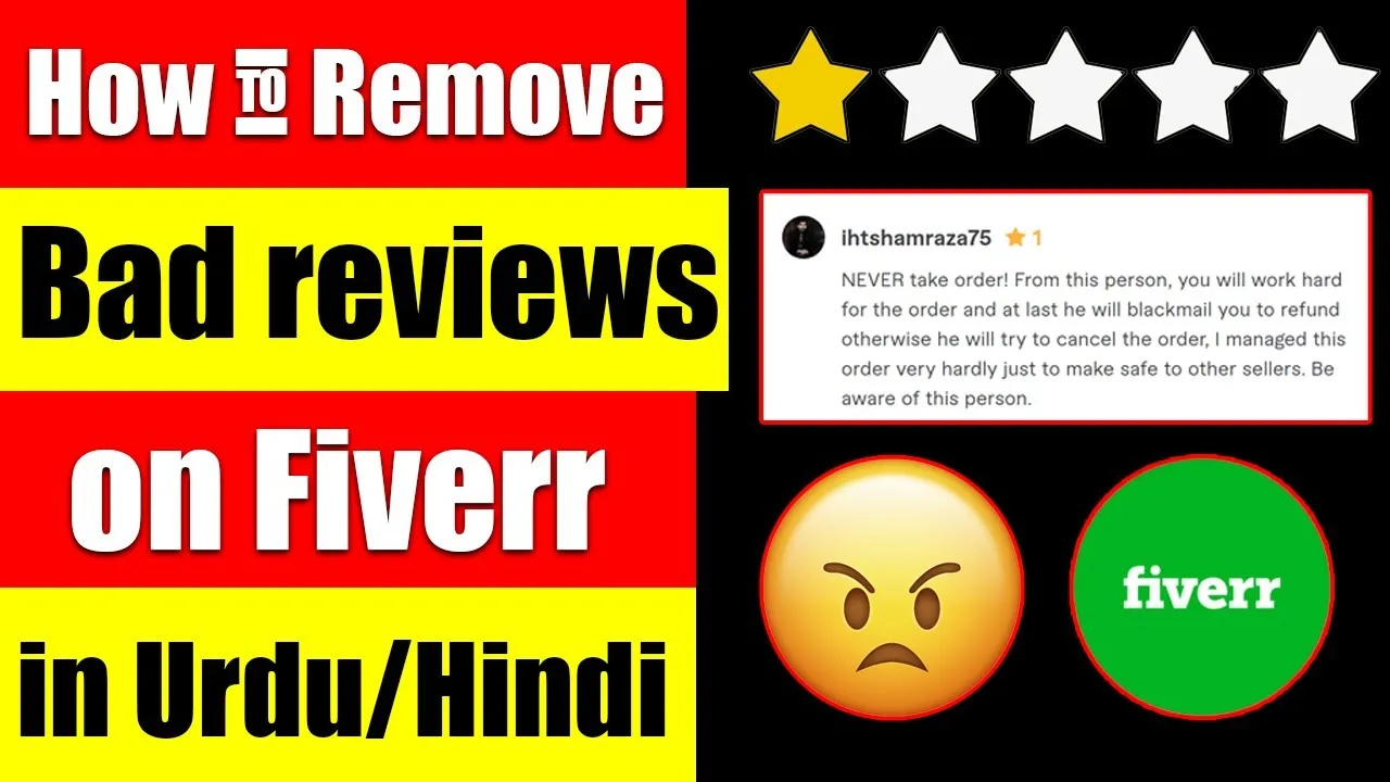 how to remove bad reviews from Fiverr  change or delete negative 