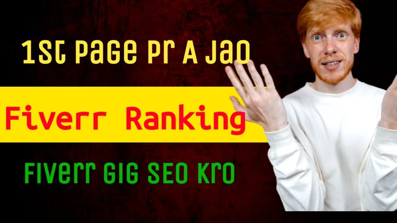 How To Rank Fiverr Gig on First Page  RANK your Gig on Fiverr with 
