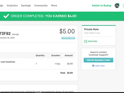 Where is My Fiverr Order?