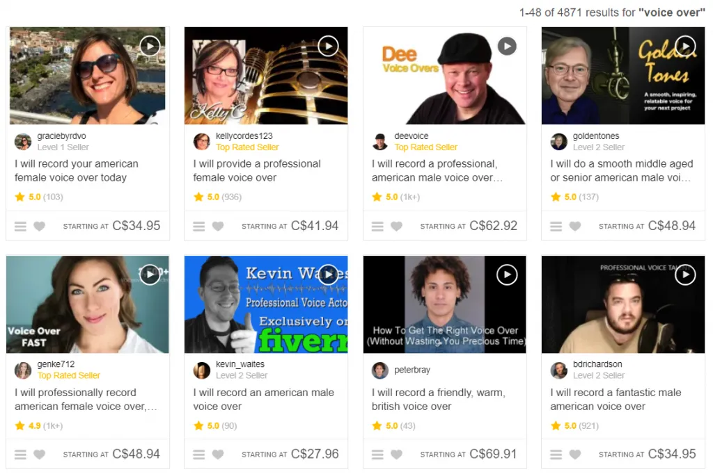 How to Price Your Voice Over Work on Fiverr