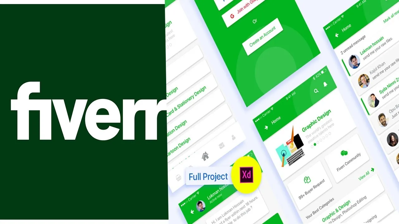 Fiverr mobile app  can I create Fiverr gig on mobile  Fiverr mobile 