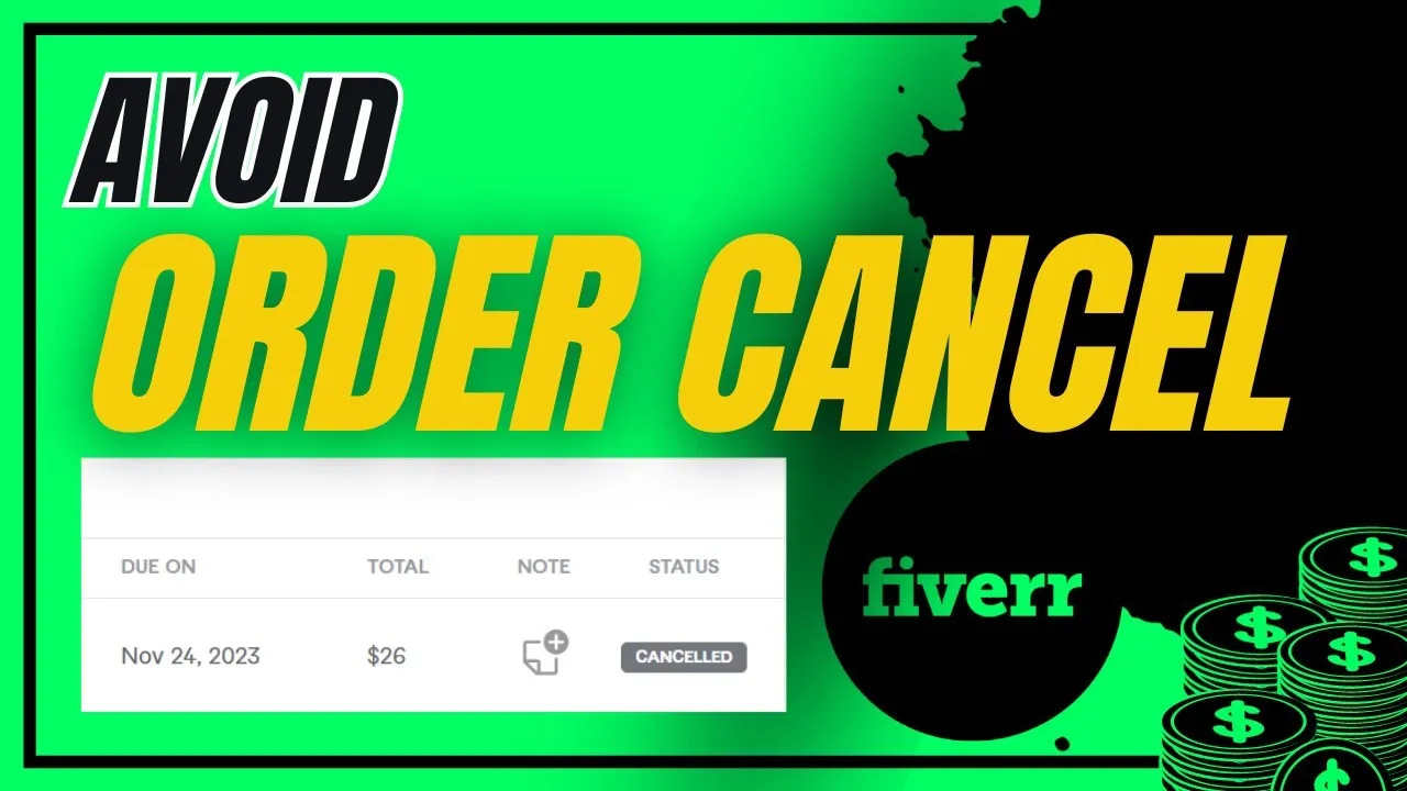 How to avoid order cancellation on Fiverr How to secure your order  