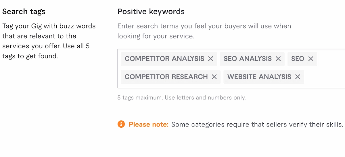 Fiverr Search Tags Explained How To Use Them Properly  Sophical Content