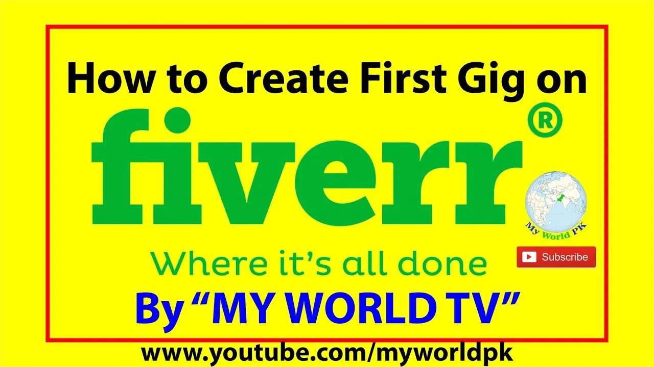 How to Create Your First Gig on Fiverr COMPLETE VIDEO  AJK Support Centre