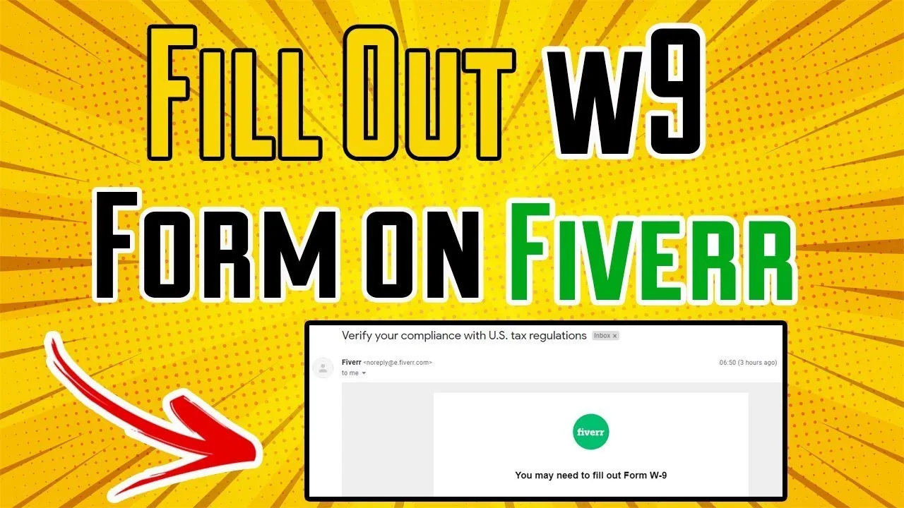 How to Fill Out W9 Form on Fiverr  Mohsin The Freelancer  YouTube