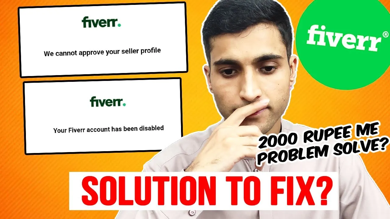 How to Fix We Cannot Approve Your Seller Profile  Fiverr Seller 