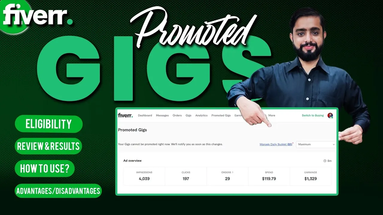 How to Edit Your Gig on the Fiverr App