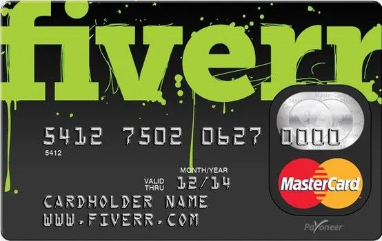 Fiverr Revenue Card  Bank card Card design Cards