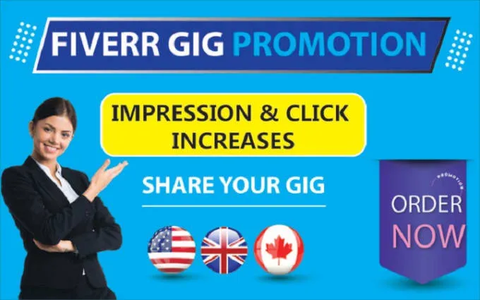 Do fiverr gig promotion and boost to reach more audience by Alfiniazim 