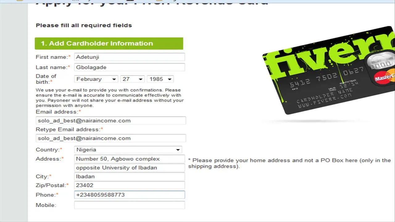 Do You Need a Credit Card for Fiverr?