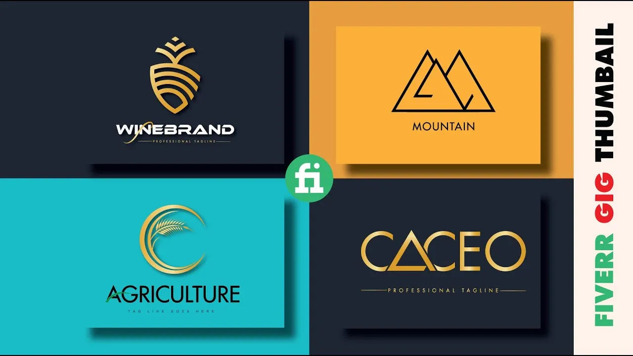Fiverr logo design  izetaia
