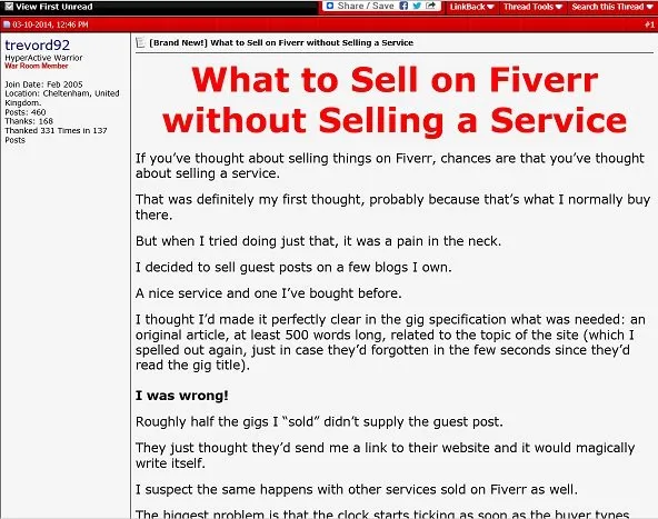 Can You Sell Physical Products on Fiverr?