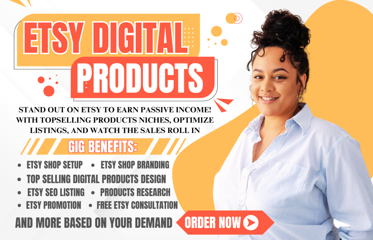 I Will Set Up Your Etsy Digital Products Shop with Expert Etsy SEO Optimization