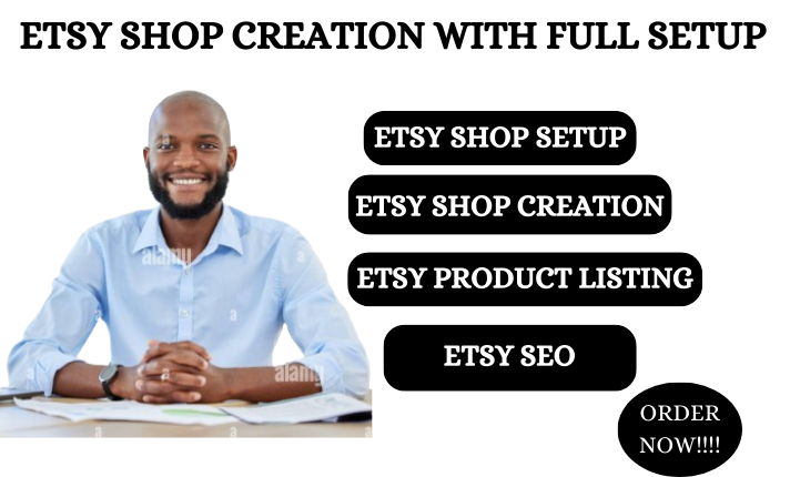 I Will Create Your Etsy Account, Set Up Your Etsy Store, and List Your Products