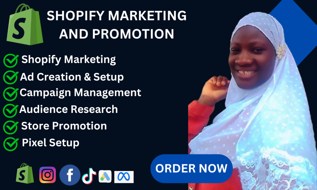 I Will Provide Shopify Marketing, Etsy Promotion, Shopify Management & Store Audit to Boost Sales