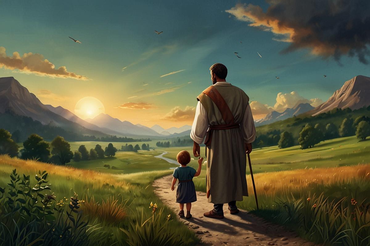 I Will Design Christian Story Book Illustration, Custom Christian Illustrations