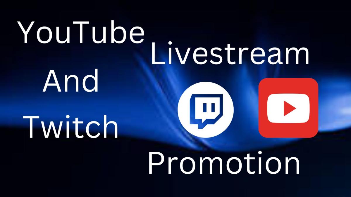 I Will Do Organically YouTube Live Stream & Twitch Live Stream