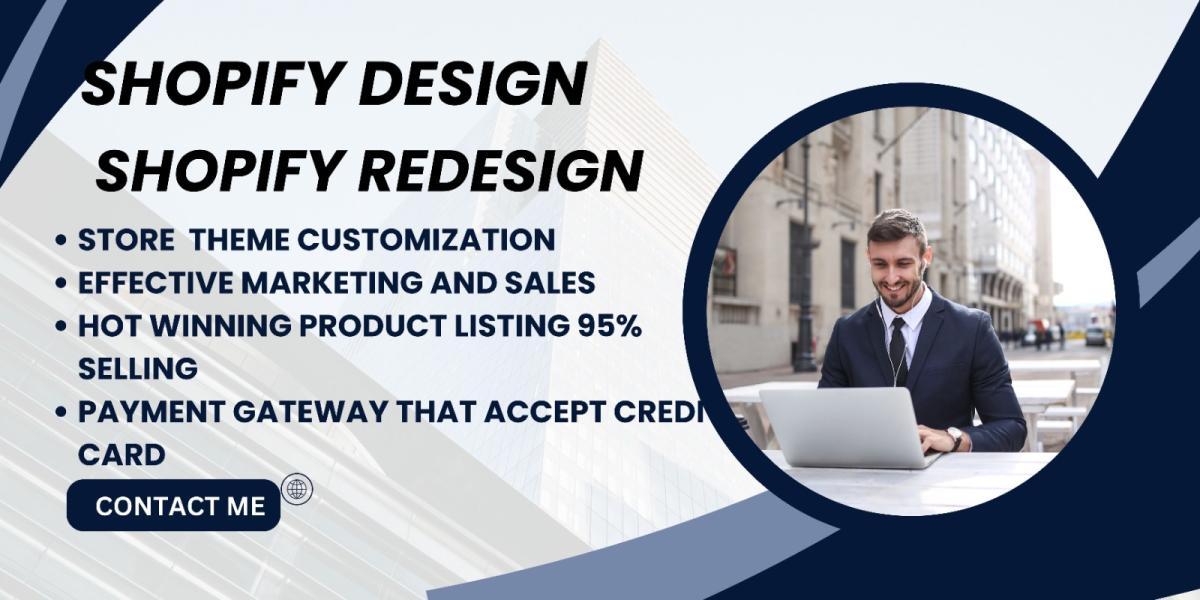 I Will Design or Redesign Your Shopify Store to Your Website