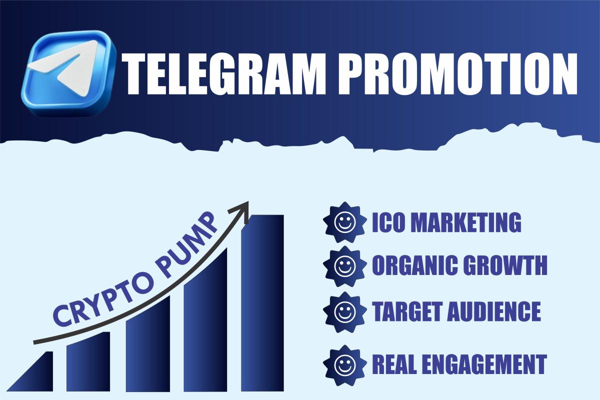 I Will Do Crypto Telegram Promotion for Your Token, Coin, DEX, ICO, or Memecoin