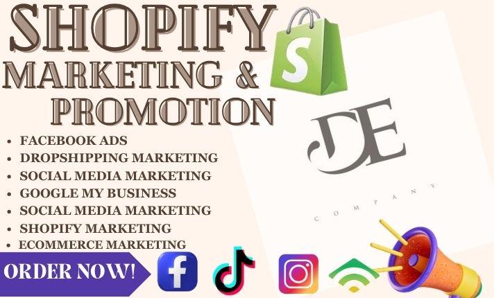 I Will Be Your Shopify Marketing Expert to Drive 7-Figure Sales with Shopify Promotion Ads