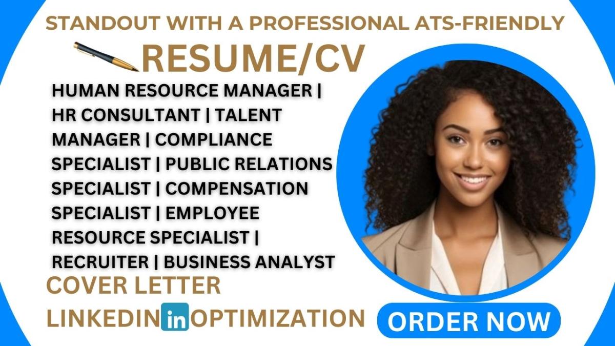 I Will Write a Compelling Human Resource, Public Relations, Talent Management, and Recruiter Resume