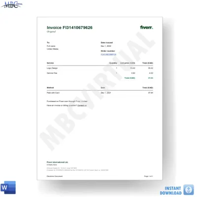 How to Send an EST Invoice on Fiverr