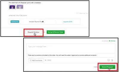 How to Request a Revision on Fiverr