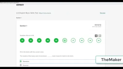 How to Take an English Test on Fiverr