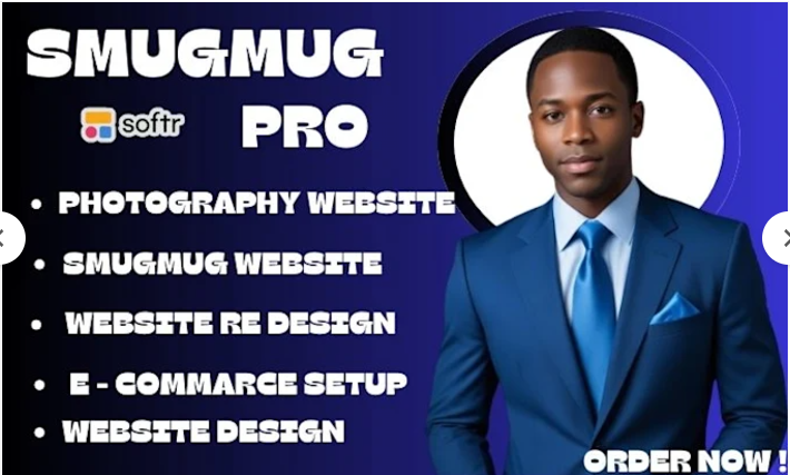 I Will Design a Stunning SmugMug Photography Portfolio and Website Using Softr